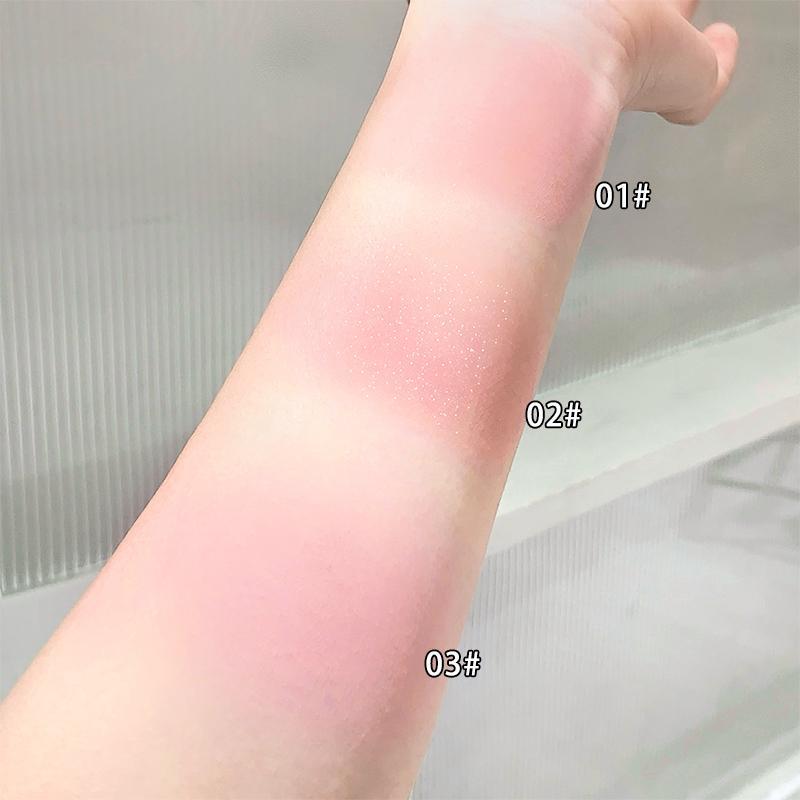 Long Lasting Blush Palette, 3 Counts set Matte Blush Powder, Cheeks Contour Blush Powder, Natural Look Blush for Daily Makeup
