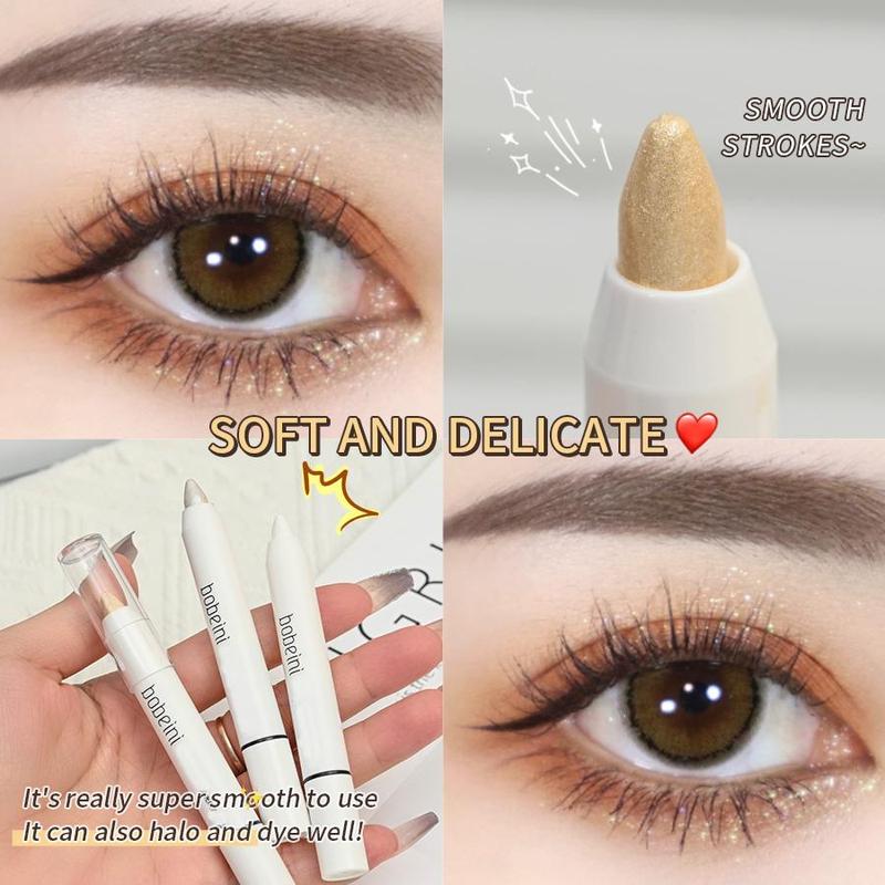 Long Lasting Highlighter Pens, 3pcs set Shimmering Highlighter Sticks, Natural High-gloss Makeup Pens
