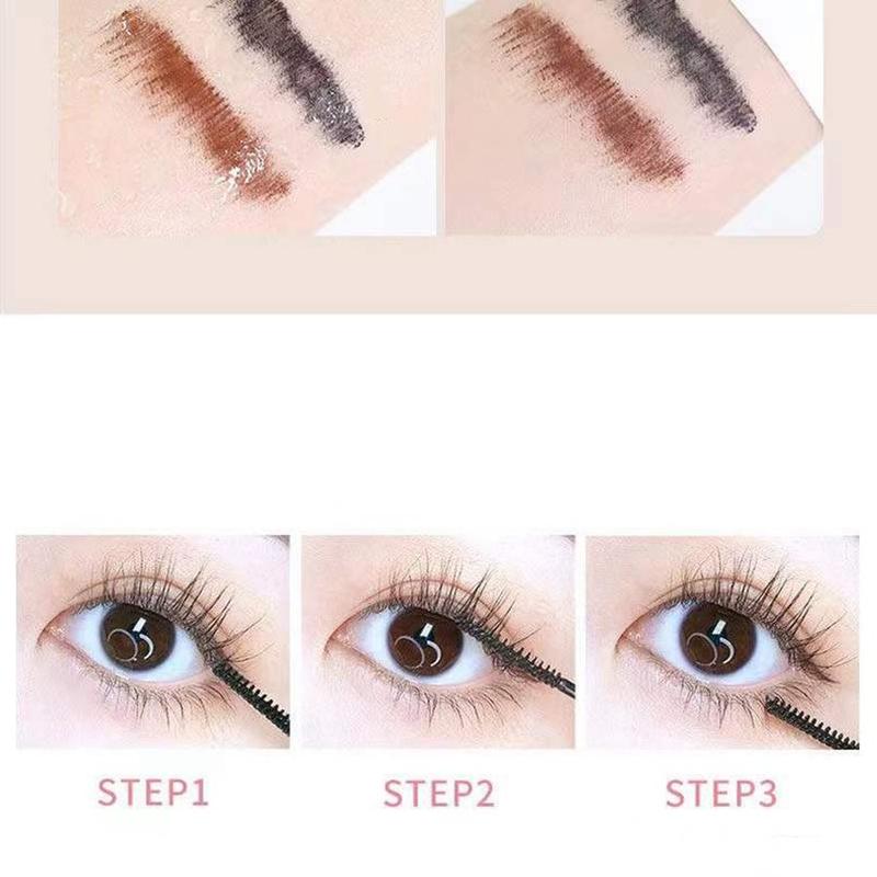 Waterproof Long Lasting Mascara, 2 Counts Natural Look Eyelash Extensions Mascaras, Professional Eye Enhancement Makeup Products