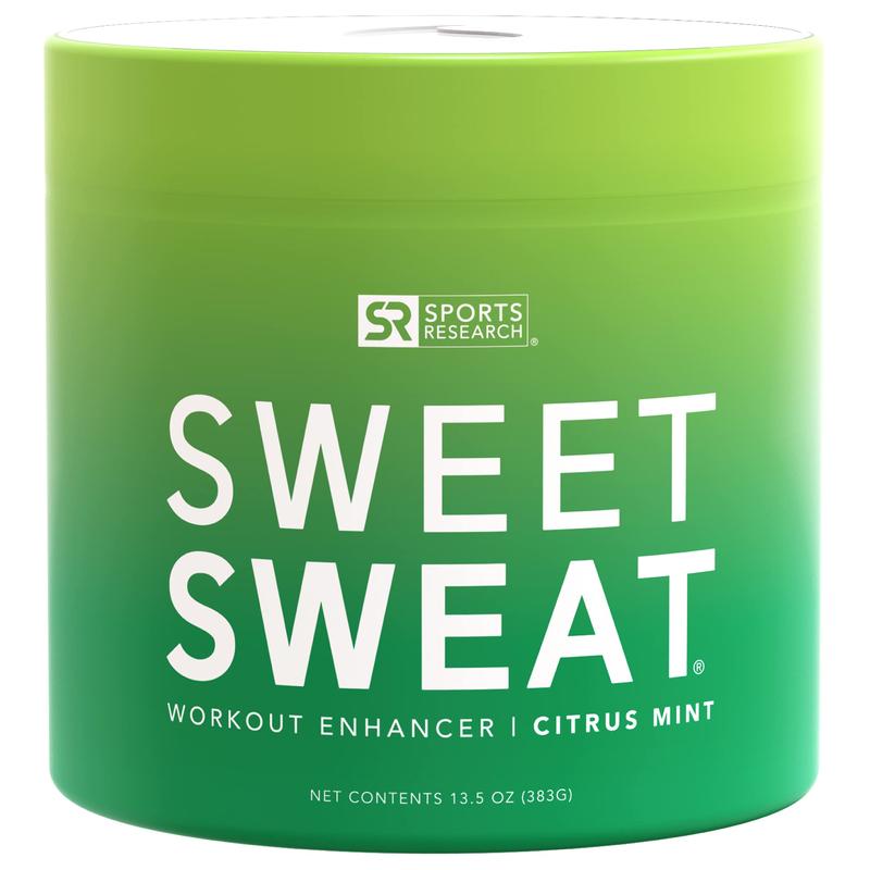 Sweet Sweat 'Workout Enhancer' Anti-Chafing Gel - Maximize Your Exercise & Sweat Faster - 13.5oz Jar (Citrus Mint Scent) Body Care Comfort